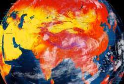 Layered Earth Meteorology Middle School/High School Seasonal Temperature Data Feature
