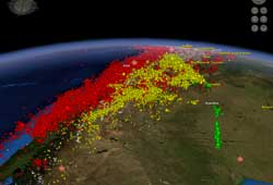 Layered Earth Geology Middle School High School Earthquake Activity Data Feature