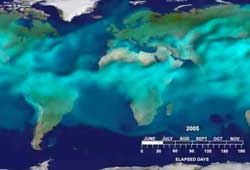 Layered Earth Meteorology Middle School/High School Water Vapor Animation