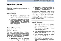 Layered Earth Geology Middle School High School Digital Workbook Feature